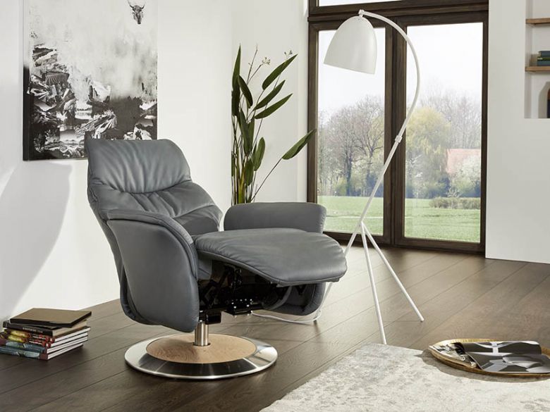 Himolla Azure grey reclining chair sofas also available