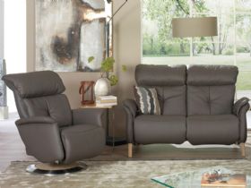 Himolla swan recliner collection available in a wide selection of leathers