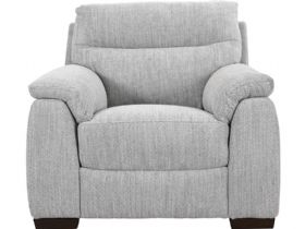 Odette grey fabric armchair available at Lee Longlands