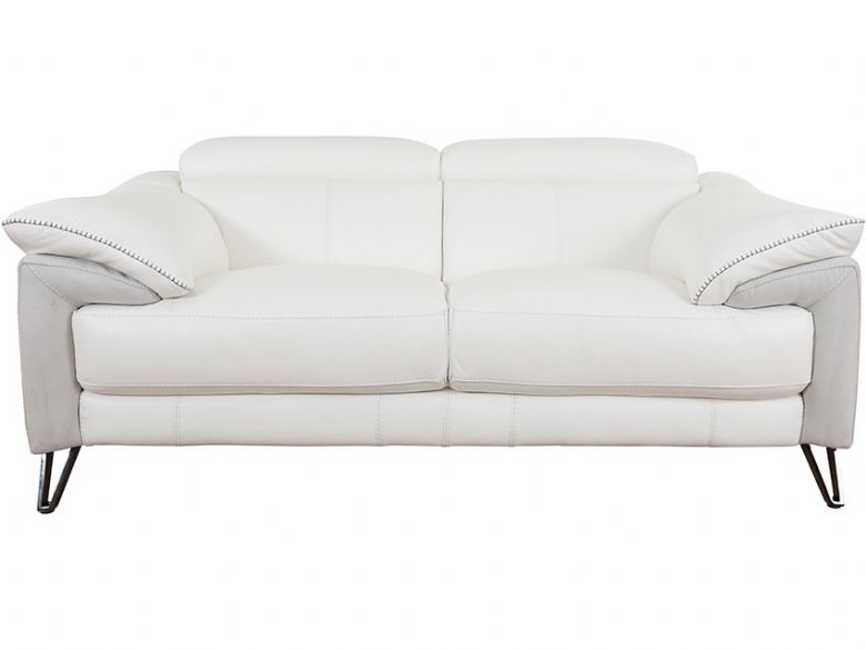 Romilly modern white sofa available at Lee Longlands