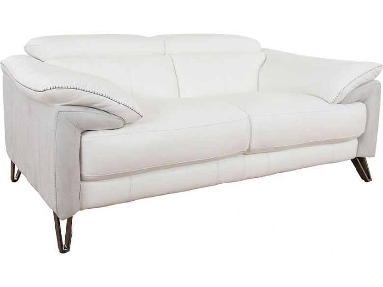 Romilly white 2 seater sofa