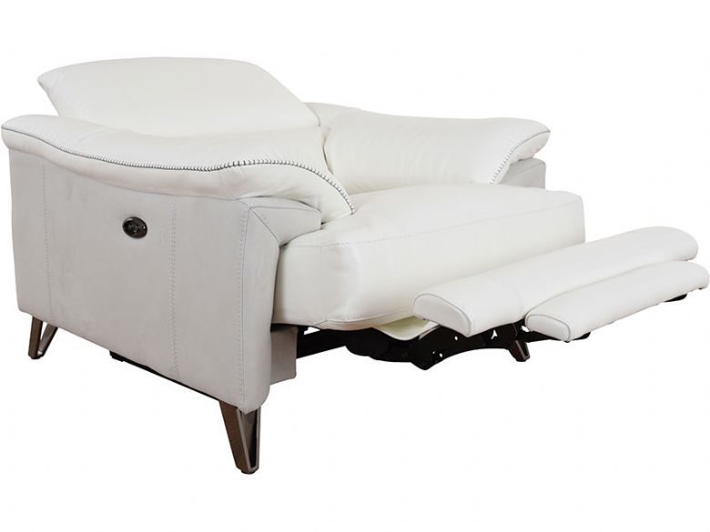 Romilly modern power recliner White Glove 2 man delivery service