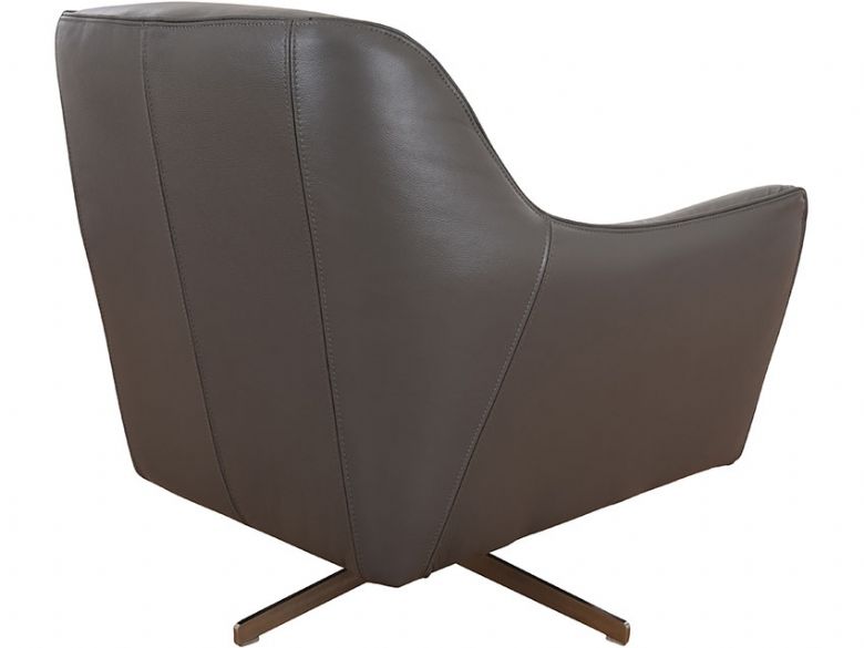Tabitha modern grey swivel chair