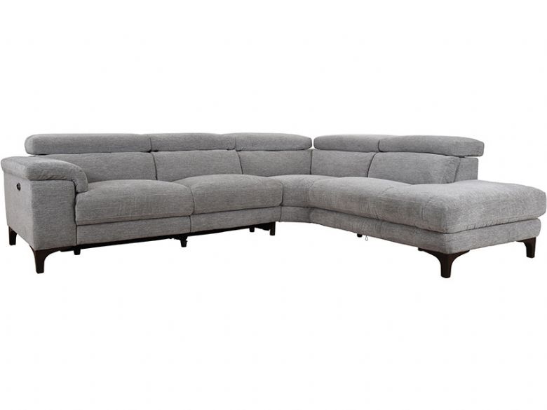 Annabella grey large corner chaise available at Lee Longlands