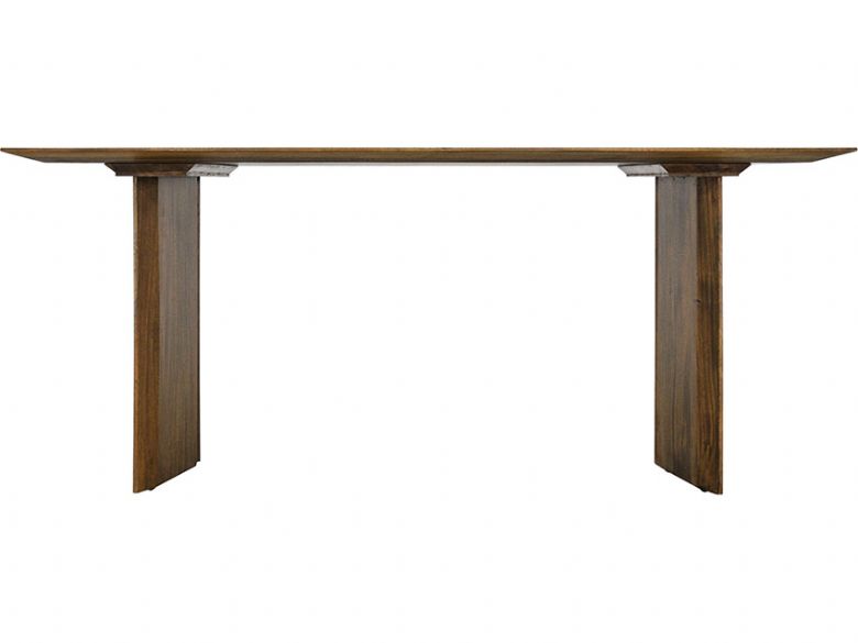 Giovanny 2.2m modern walnut dining table