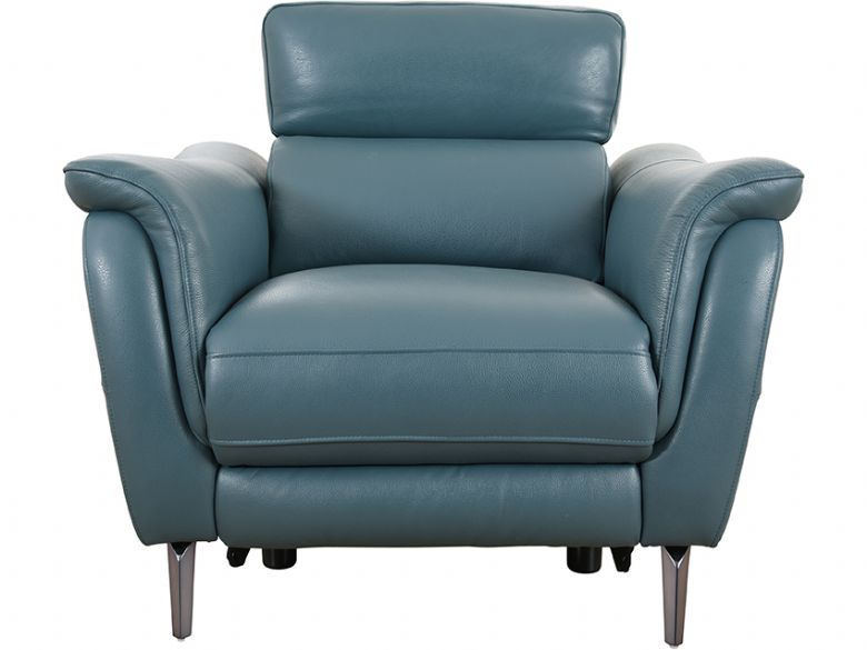Arnold blue power recliner available at Lee Longlands