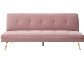 Lorenzo 3 Seater Pink Sofa Bed