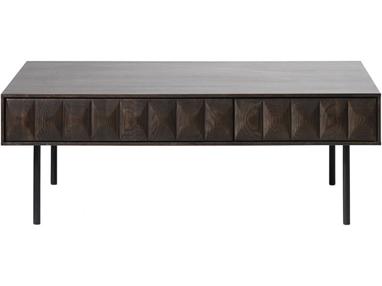Dakota coffee table with textured front available at Lee Longlands