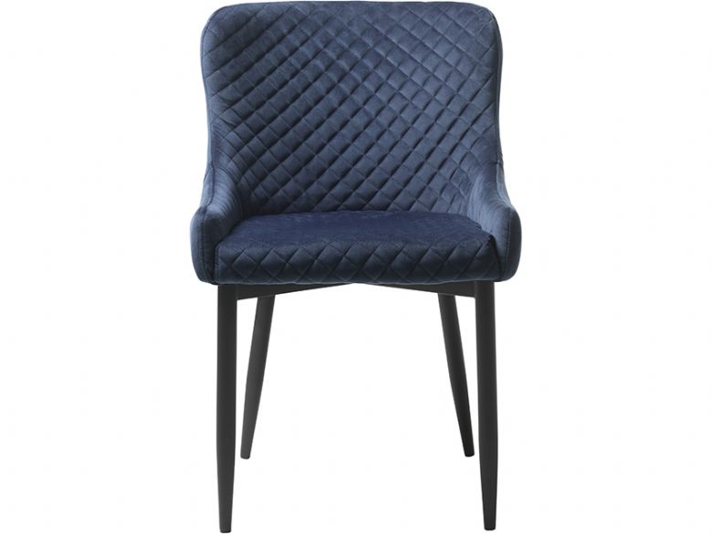 Whitney quilted velvet dining chair available at Lee Longlands
