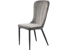 Monroe Grey Velvet Chair