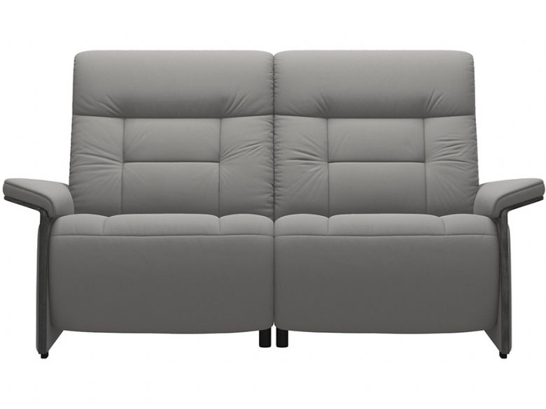 Stressless Mary Quickship 2 Seater Sofa with 2 Power Paloma Silver Grey