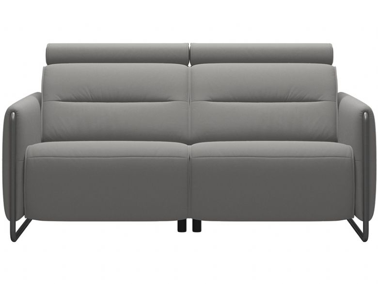 Stressless Emily grey 2 seater power sofa available at Lee Longlands
