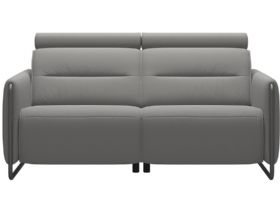 Stressless Emily grey 2 seater power sofa available at Lee Longlands