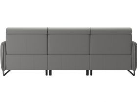 Stressless Emily grey large sofa with quickship fast delivery
