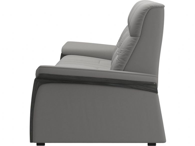 Ekornes grey 3 seater sofa with 3 power