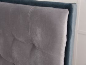 Minx twotone grey super king bed frame