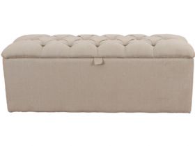 Cheltenham button storage ottoman available at Lee Longlands