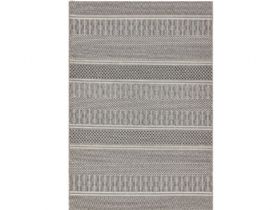 Wisteria grey patterned outdoor rug