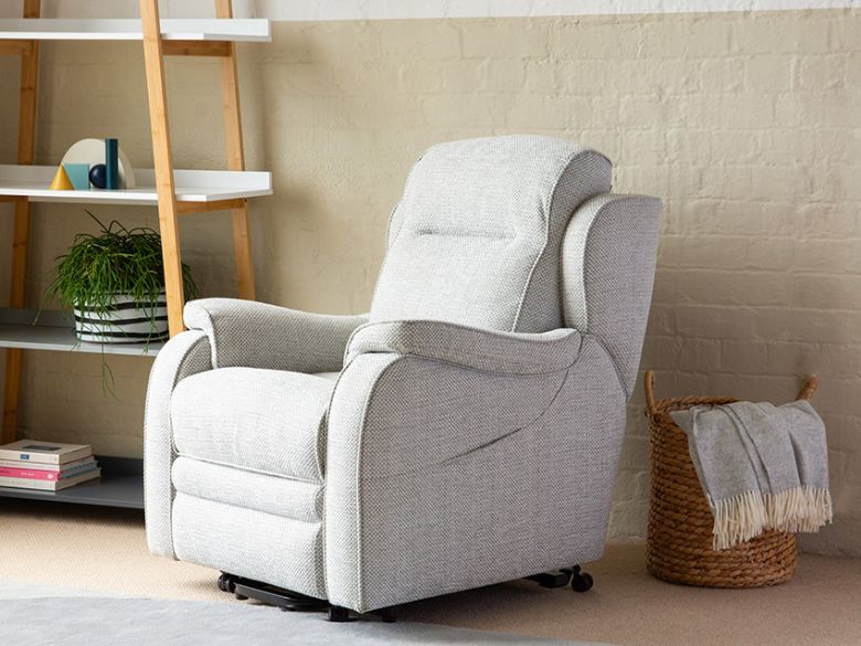 Parker Knoll Boston fabric lift and rise chair