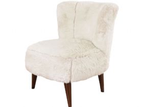Morzine fluffy accent chair