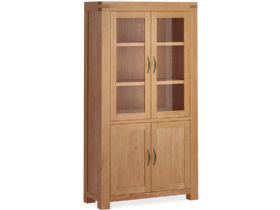 Bromyard Oak Display Cabinet