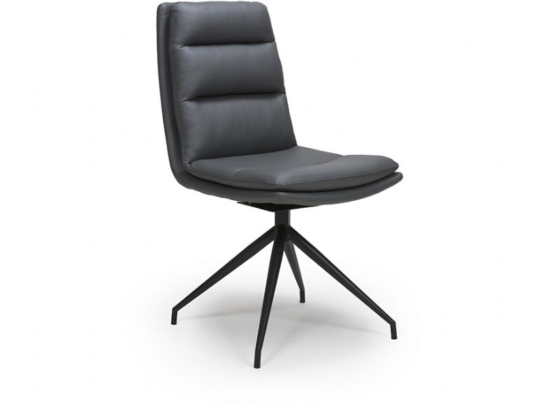 Tari Swivel Dining Chair With Black, Dining Chairs With Black Legs Uk