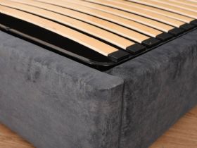 Caspian 6'0 grey ottoman bed frame finance options available