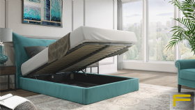 Jade 4'6 Double Power Ottoman Sprung Bed Frame
