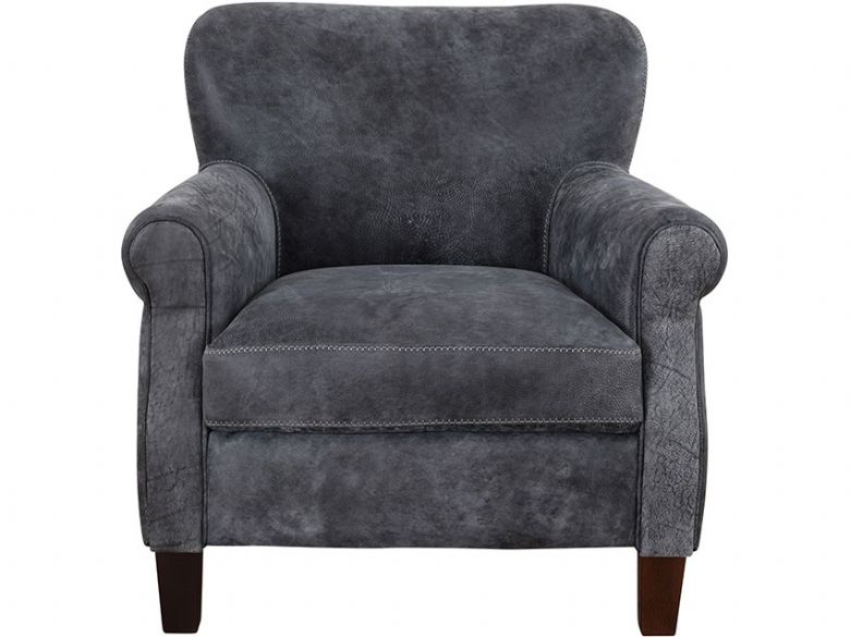 Pioneer Grey Leather Chair Lee Longlands, Grey Leather Armchair