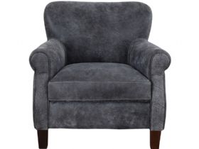 Pioneer grey leather armchair available at Lee Longlands