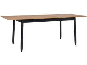 Ercol Monza medium extending table with black base