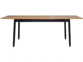 Ercol Monza oak table with black legs interest free credit available