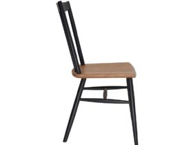Ercol Monza black spindle back chair