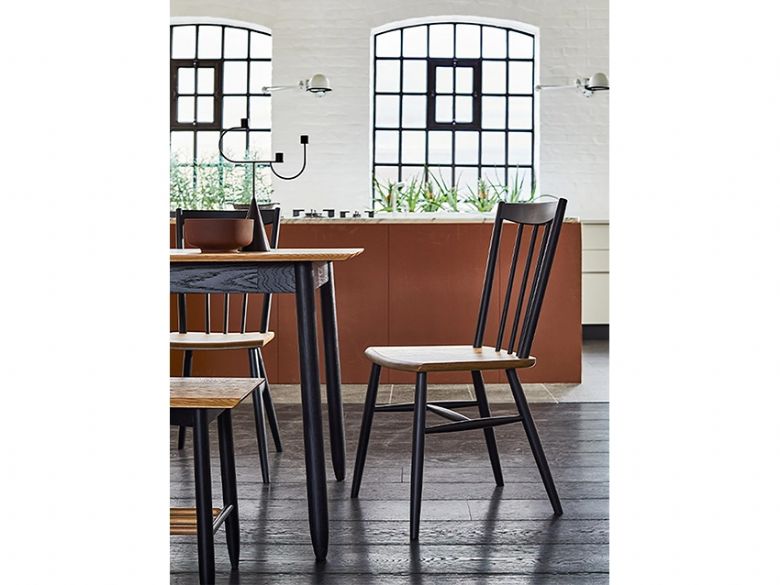Ercol Monza two tone oak dining room collection