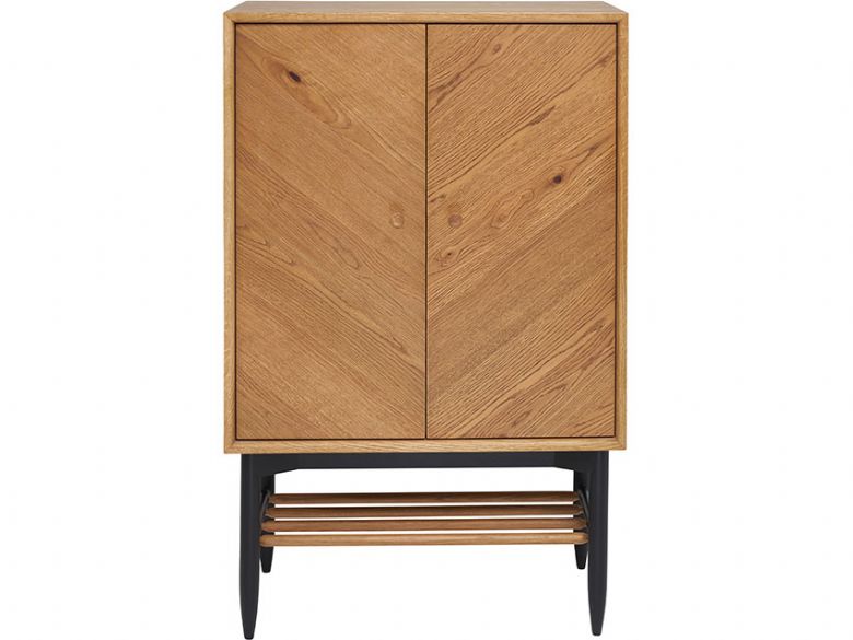 Ercol Monza patina oak universal cabinet available at Lee Longlands