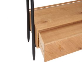 Ercol Monza oak shelving with drawer finance options available