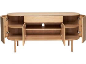 Ercol Siena oak sideboard available in natural or dark finish
