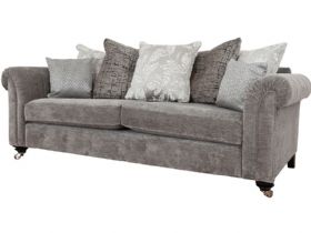 Alstons Emma grey scatter back grand sofa