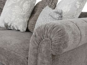 Alstons grey fabric grand sofa finance options available