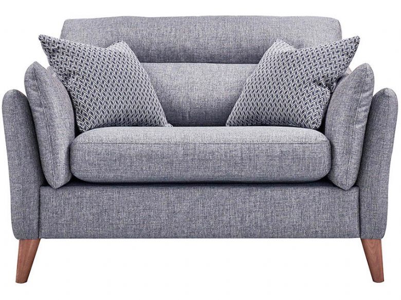 Amoura fabric cuddler chair available at Lee Longlands