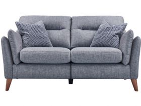 Amoura small fabric recliner sofa
