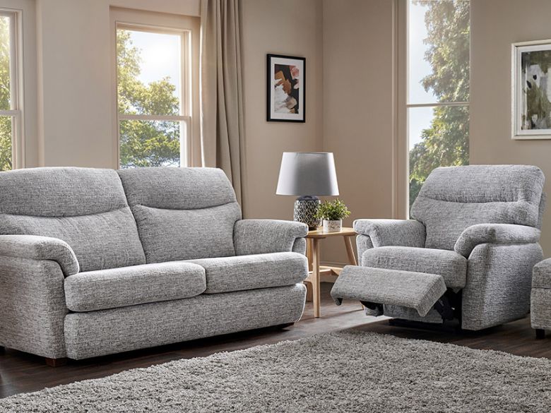 Emani fabric recliner sofas and chairs