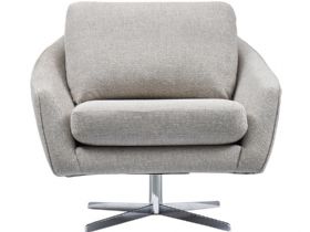 Ottilie fabric swivel chair available at Lee Longlands