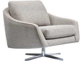 Ottilie modern fabric swivel chair