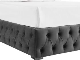 Mila buttoned bed frame for 150cm mattress