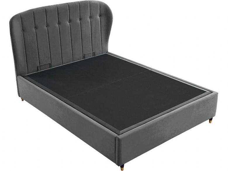 Paisley grey ottoman bed frame for 135cm mattress