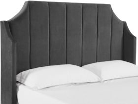 Super king bedframe with art deco style headboard