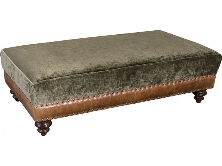 Tetrad Constable large rectangular footstool available at Lee Longlands