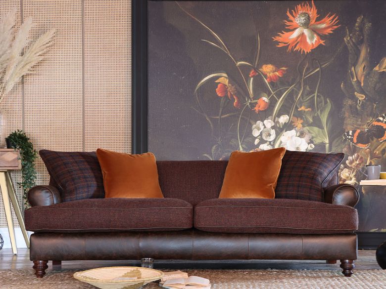 Tetrad Harris Tweed Nevis midi sofa available at Lee Longlands