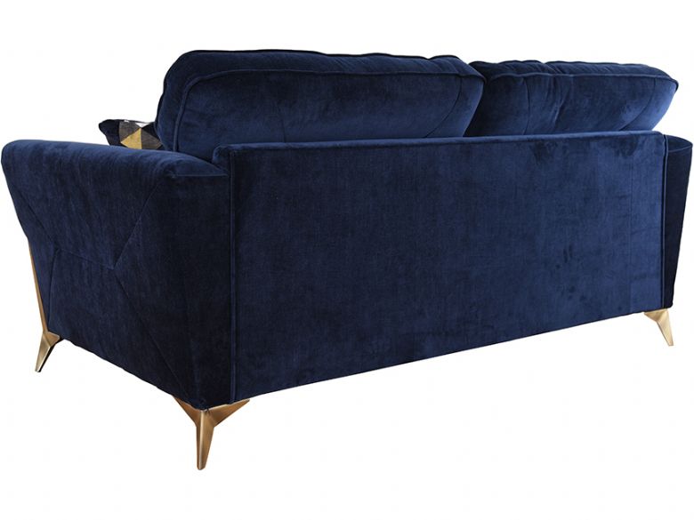 Eros 3 Seater fabric sofa in blue at Lee Longlands